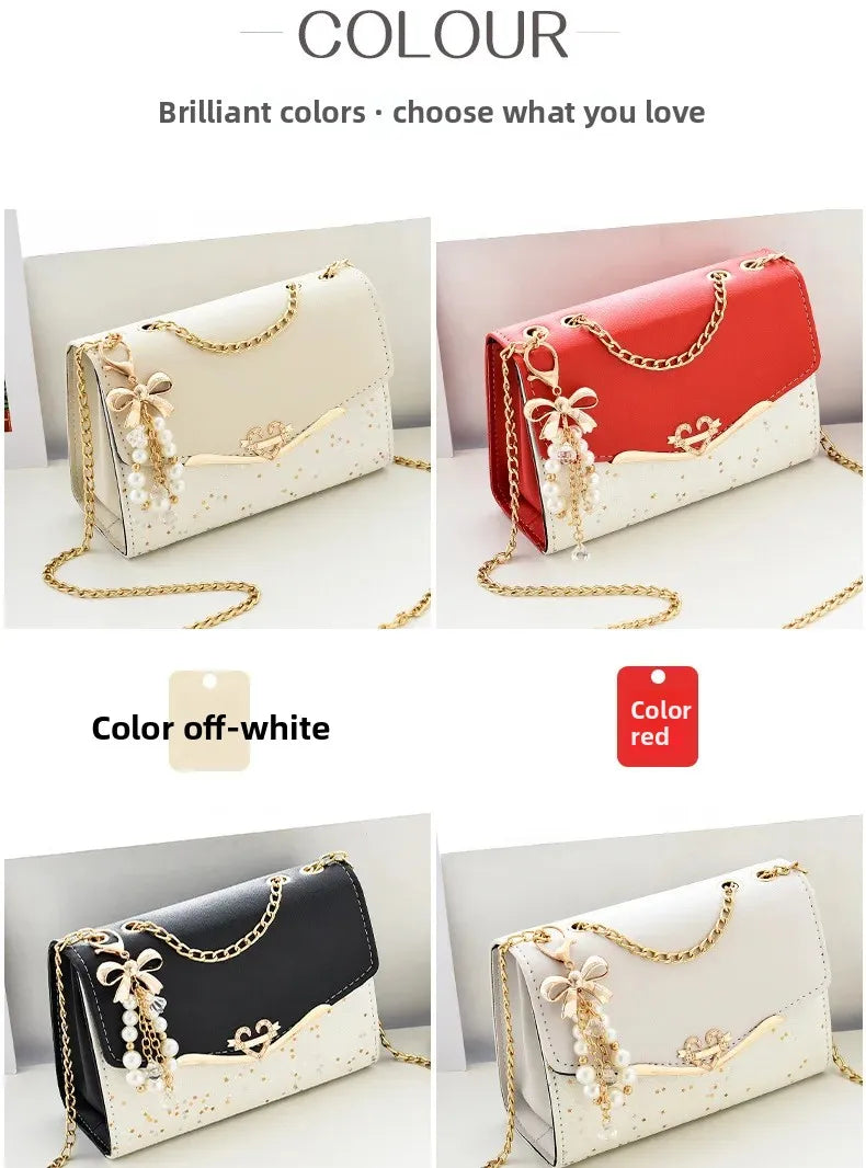 Spring and summer new sequined women's shoulder crossbody Korean - LKBA