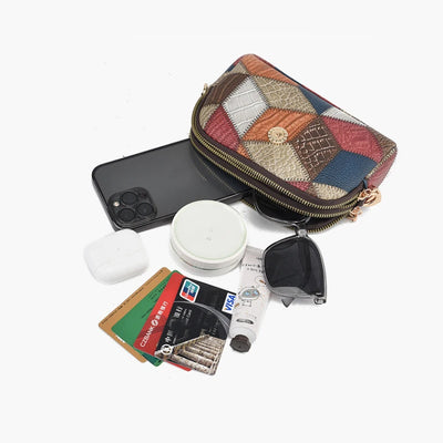 New Luxury Handbag Women Stitching Wild Messenger Bags Designer Brand Plaid Shoulder Bag Female Ladies Totes