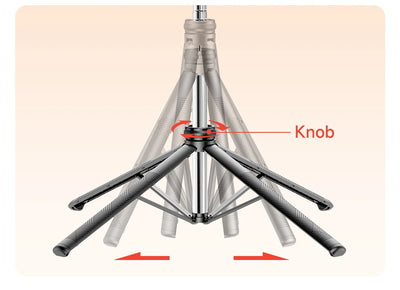 TOKQI Extendable Tripod with Bluetooth Remote,1/4'' Screw,Phone Holder,72inch Monopod for Smartphone Camera Projector brackets - LKBA