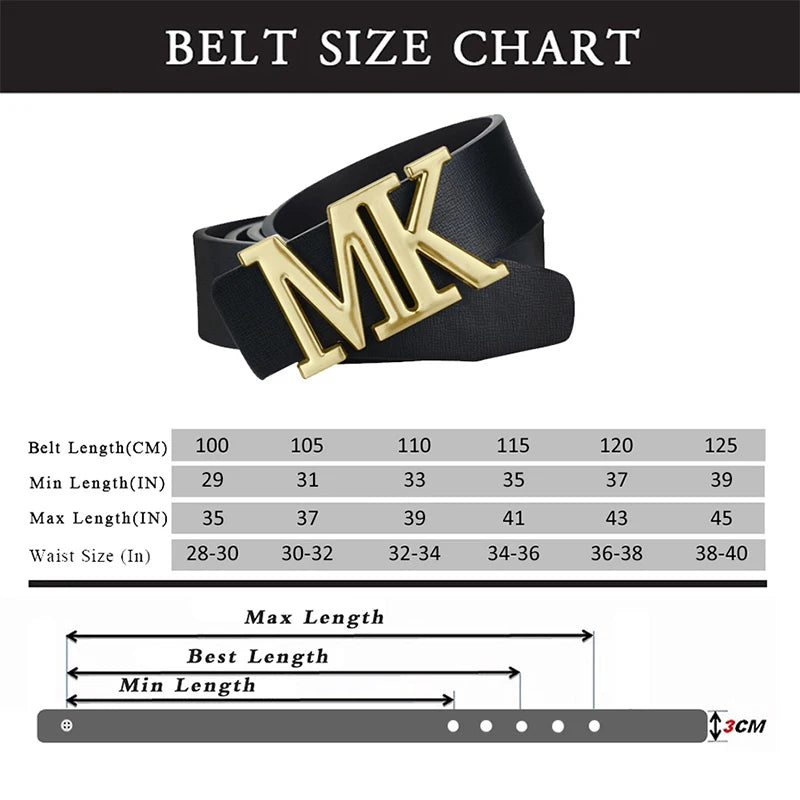 Men's Reversible PU Leather Dress Belt Rotated Black Buckle Belt Valentine's Day - LKBA