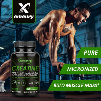 Creatine Monohydrate - Sports Supplements for Improved Performance, Muscle Recovery, and Enhancement - LKBA