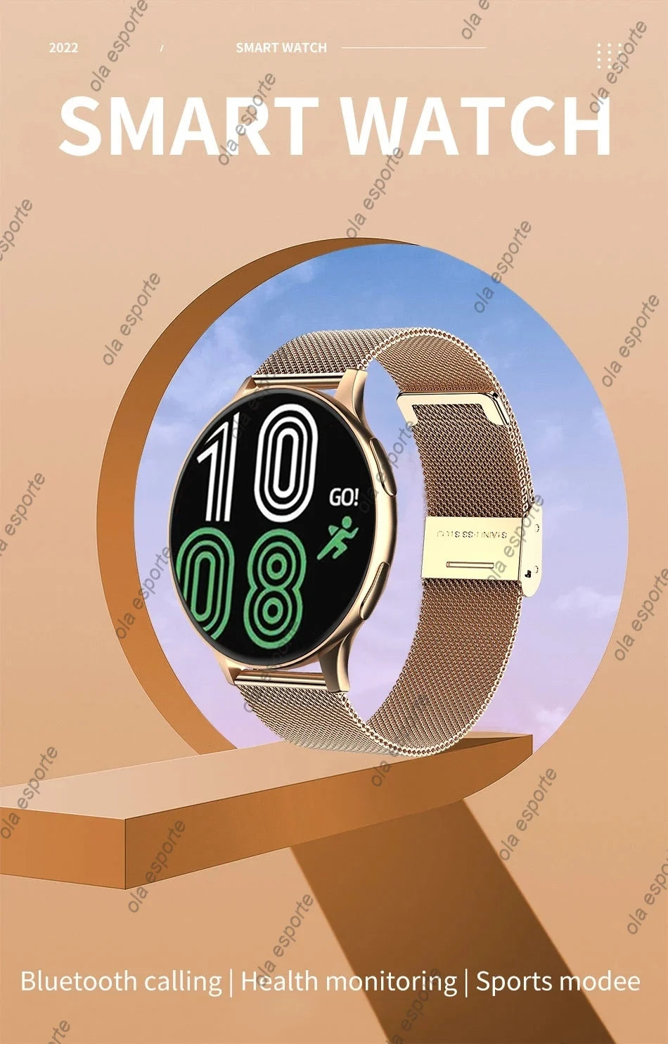 Bluetooth Call Smart Watch Pro 1.39-Inch Custom Dials Music Sports Men Women Watch 6 Health Monitor Smartwatch For Android IOS - LKBA