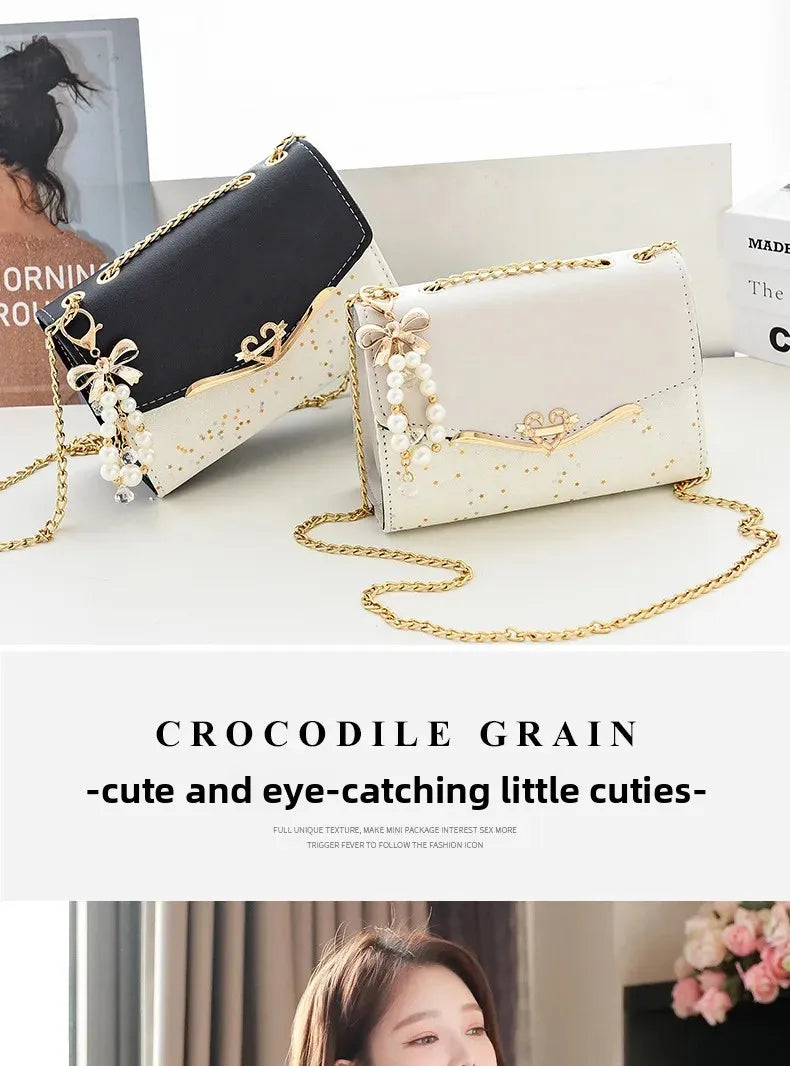 Spring and summer new sequined women's shoulder crossbody Korean - LKBA