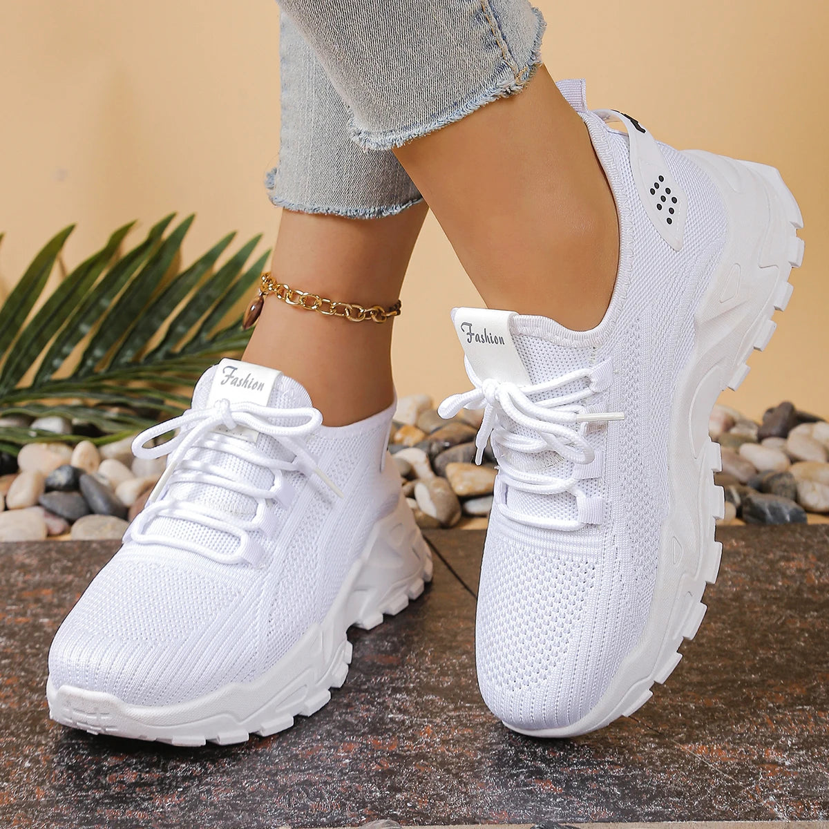 Women's shoes, women's sports shoes 2025 Women's shoes Breathable single-mesh dad shoes Women's casual and versatile sports shoe - LKBA