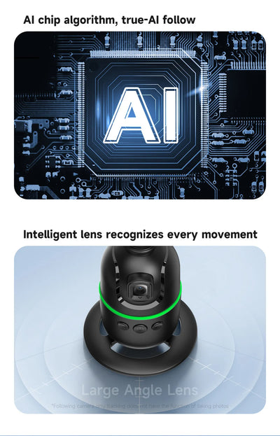 Multifunctional selfie stick with light - LKBA