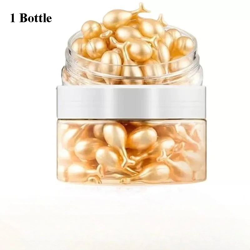 50Pcs Collagen Face Care Capsules Serum Spot Acne Wrinkle Remover Firming Whitening Hyaluronic Acid Essence Skin Care New style - LKBA