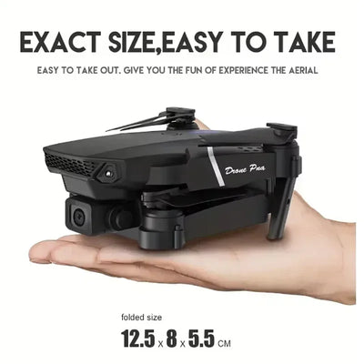 2025 E88Pro RC Drone 4K Professional With 1080P Wide Angle HD Camera Foldable Helicopter WIFI FPV Height Hold - LKBA