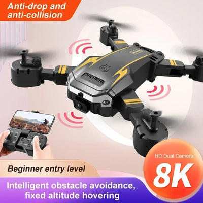 G6 Pro GPS Professional Drone 8K HD Dual-Camera Aerial Photography Omnidirectional Obstacle Avoidance Quadrotor RC Distance 5KM - LKBA