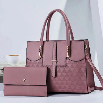 Hot Sale Of The Season New Fashionable PU Women's Handbag Set Crossbody Stylish Shoulder Bag - LKBA