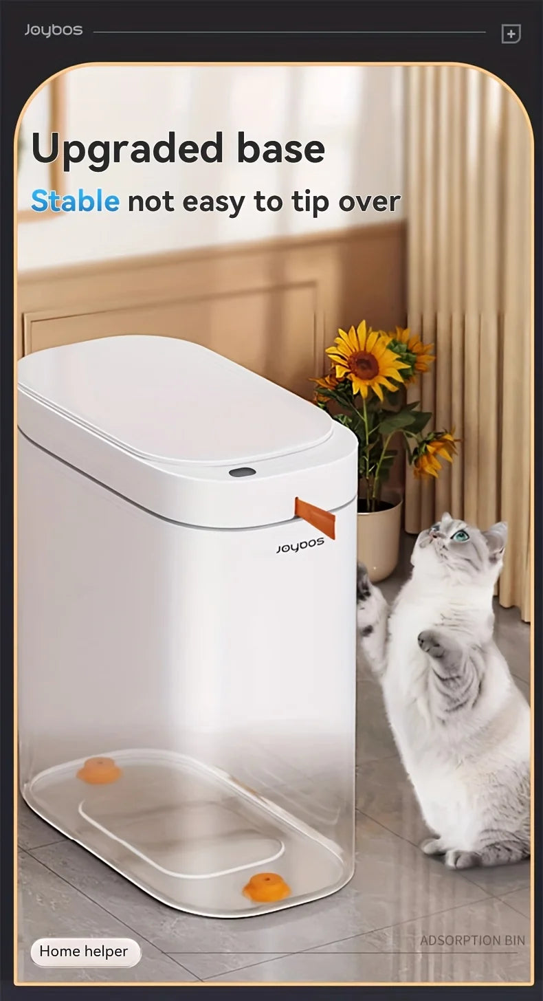 Smart Sensor Trash Can JOYBOS Rechargeable Auto Adsorption Bag Garbage Can For Toilet Living Room Kitchen Household Items - LKBA