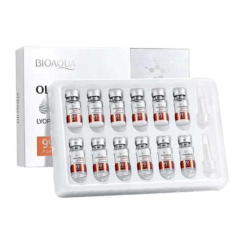 Facial  Serum Yeast Freeze-Dried Power Skin Care Set Shrink Pores Moisturizing Brighten Anti Aging Peptides Essence - LKBA