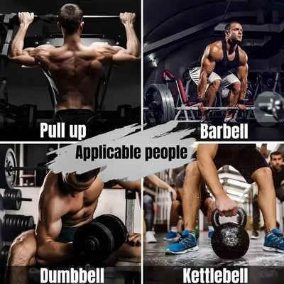 Weight Lifting Hook Grips With Wrist Wraps Hand-Bar Wrist Strap Gym Fitness Hook Weight Strap Pull-Ups Power Lifting Gloves - LKBA