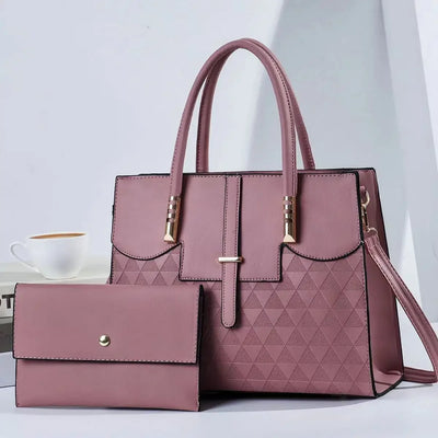 Hot Sale Of The Season New Fashionable PU Women's Handbag Set Crossbody Stylish Shoulder Bag - LKBA