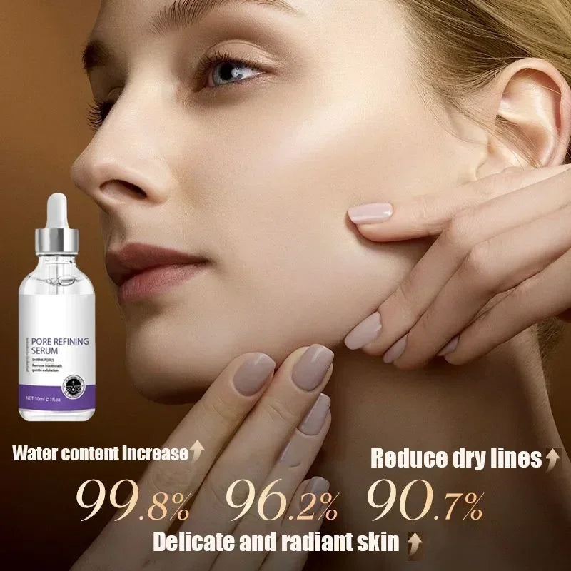 Pore Shrinking Serum Face Removing Large Pores Tightening Repairing Facial Pore Minimizing Essence Skin Care - LKBA