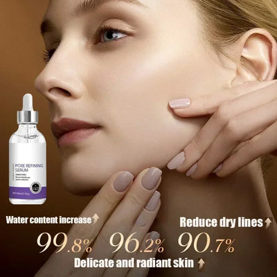 Pore Shrinking Serum Face Removing Large Pores Tightening Repairing Facial Pore Minimizing Essence Skin Care - LKBA