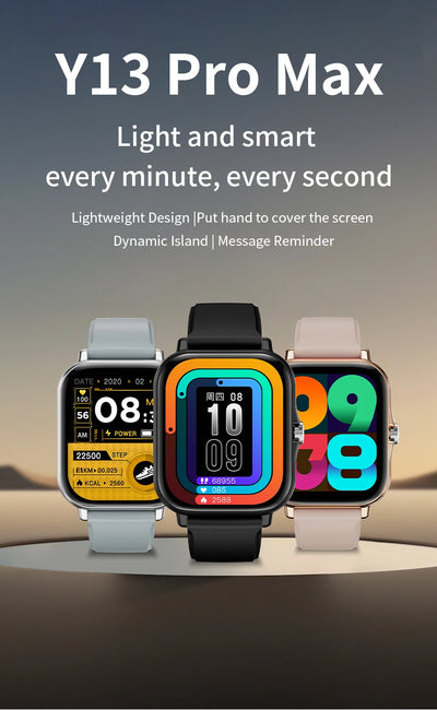 LAXASFIT 2025 Smart Watch Android IOS Bluetooth Talk Heart Rate Monitor Sleep Record Sports Smart Watch Ladies Men Gift - LKBA