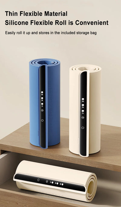 Electric Warming Tray Foldable Food Warmer Fast Heating Portable Dining Table Warmer Food Warmer Mat with Full Surface Heating - LKBA