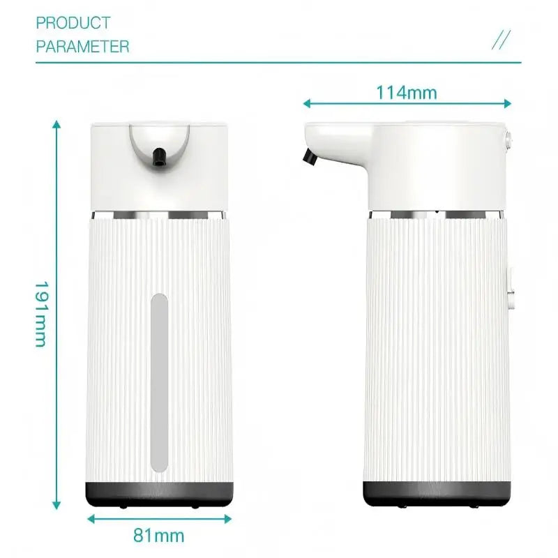 420ML Large Capacity Automatic Smart Senor Soap Dispenser Wall-Mounted Electric Foam/Liquid Model Hand Dish Washing Pump Machine - LKBA
