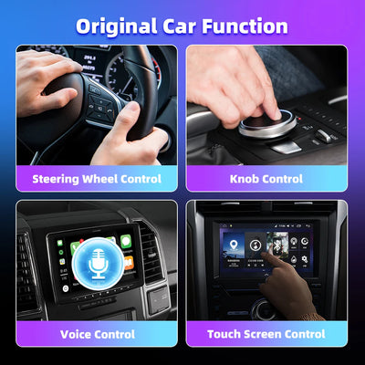 Wireless 2 in1 Carplay Adapter for Android iPhone Auto Wired to Wireless AI Box USB Connection For Volvo Benz Mg Kia Chery VW - LKBA