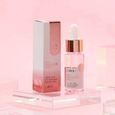 LAIKOU 17ML Japan Sakura Serum Vitamin C Nourish Essense Oil Control 24K Gold Serum Rose Blueberry Skin Care Smoothing Facecare - LKBA