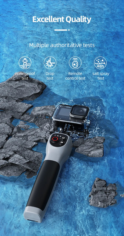 Underwater Selfie Stick Waterproof Diving Extendable Selfie Stick Wireless Remote Control - LKBA