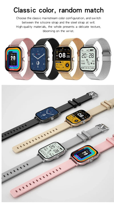 2025New Upgrad Smart Watch For Men Women 1.83Inch Full Touch Display BT Call Sports Monitoring SmartWatch For Android&IOS Phone - LKBA