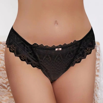 Women's Sexy String Panties Lace Thongs Lingerie Intimates Woman T-back Soft T-panties Designed Tangas Mujer - LKBA