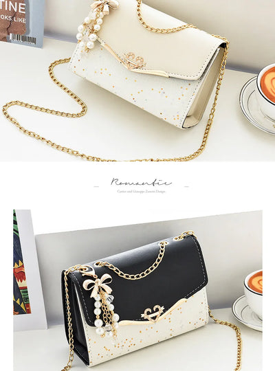 Spring and summer new sequined women's shoulder crossbody Korean - LKBA