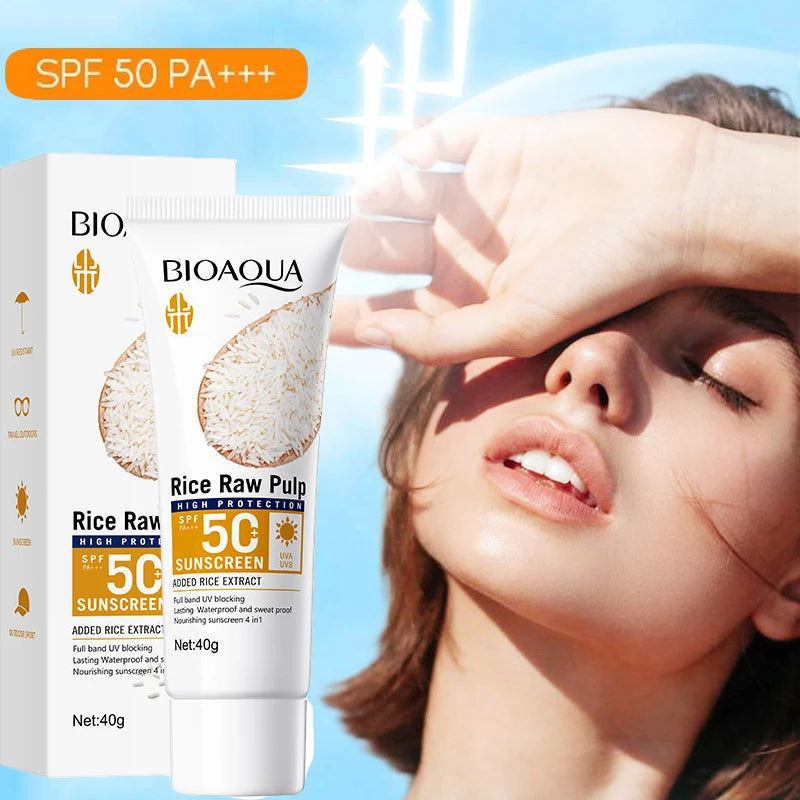 Facial Sunscreen Cream SPF 50+ Body Protector Solar Lotion Long-Lasting UV Protection Sun Sunburn - LKBA