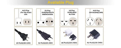 5 in 1 Hair Dryer Brush Hot Comb Set Professional Curling Iron Hair Straightener Styling Tool for Professional Hair Dryer - LKBA