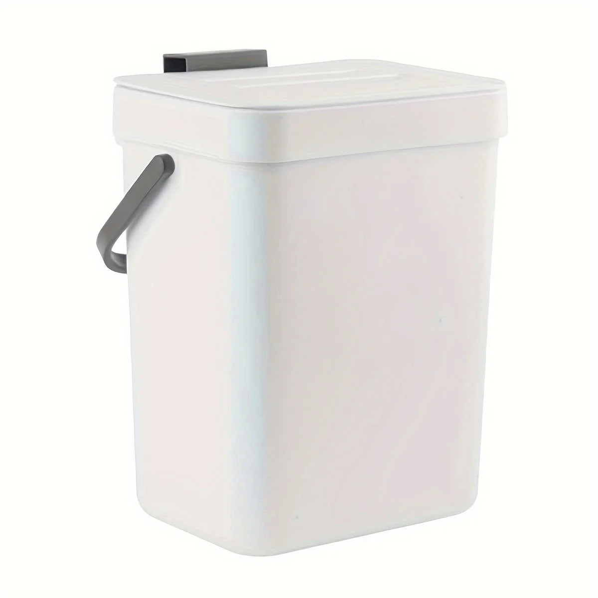 Space-Saving Quiet-Close Trash Can - 3/5L, Eco-Friendly Sealed Bin for Kitchen & Office - LKBA