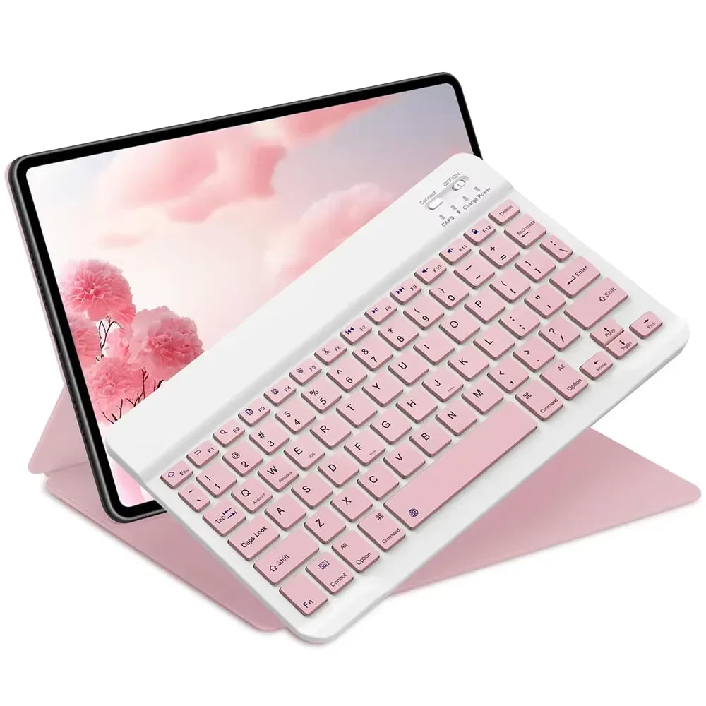 Bluetooth Keyboard for iPad 10th Generation iPad Pro 13 12 11 10 9 8 7 Inch iPad Air 13 11th iPad Mini, Tablets - LKBA
