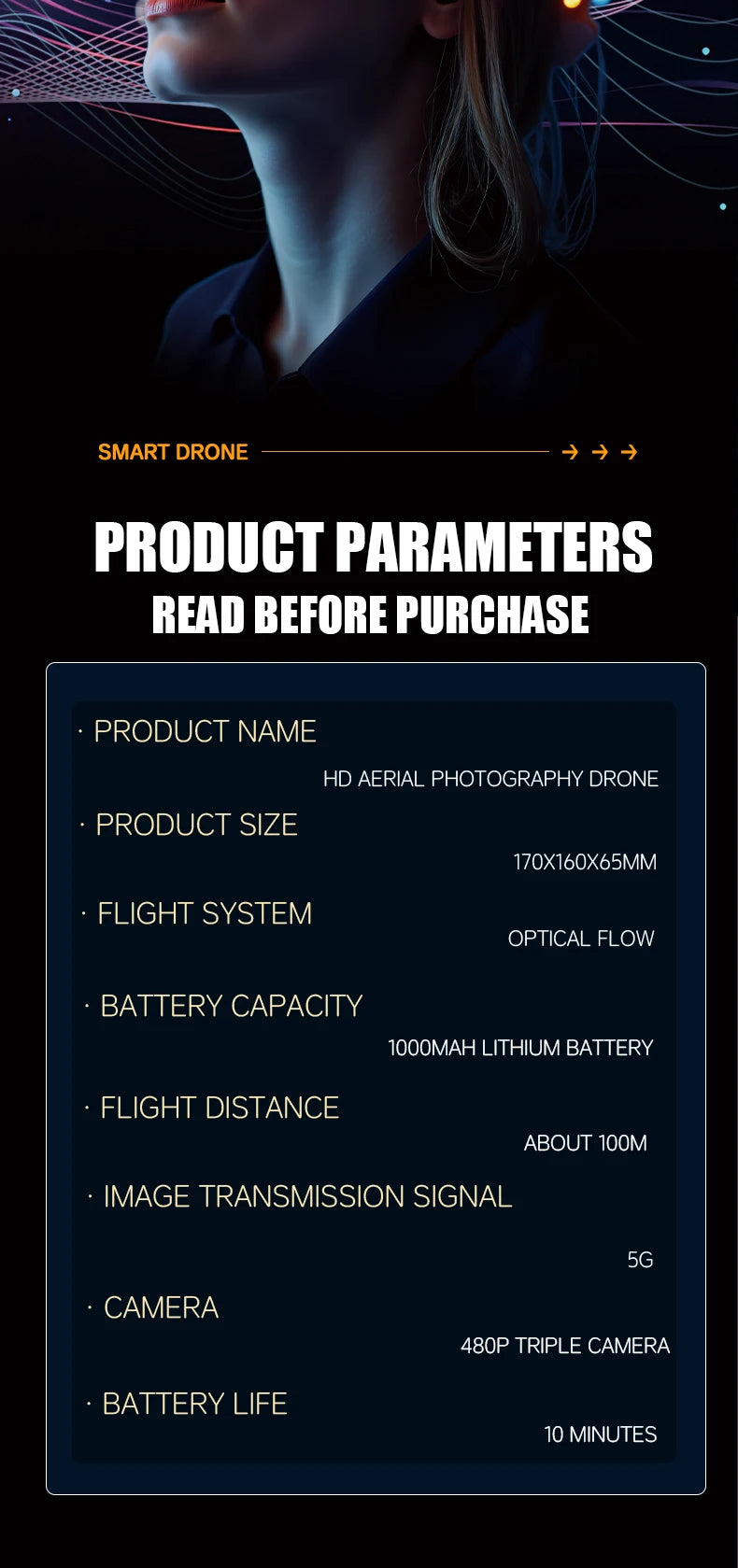 M5 Drone Professional 8K Wide-Angle HD Triple Camera Wi-Fi FPV Height Hold RC Drone Aircraft Quadrotor Adult - LKBA