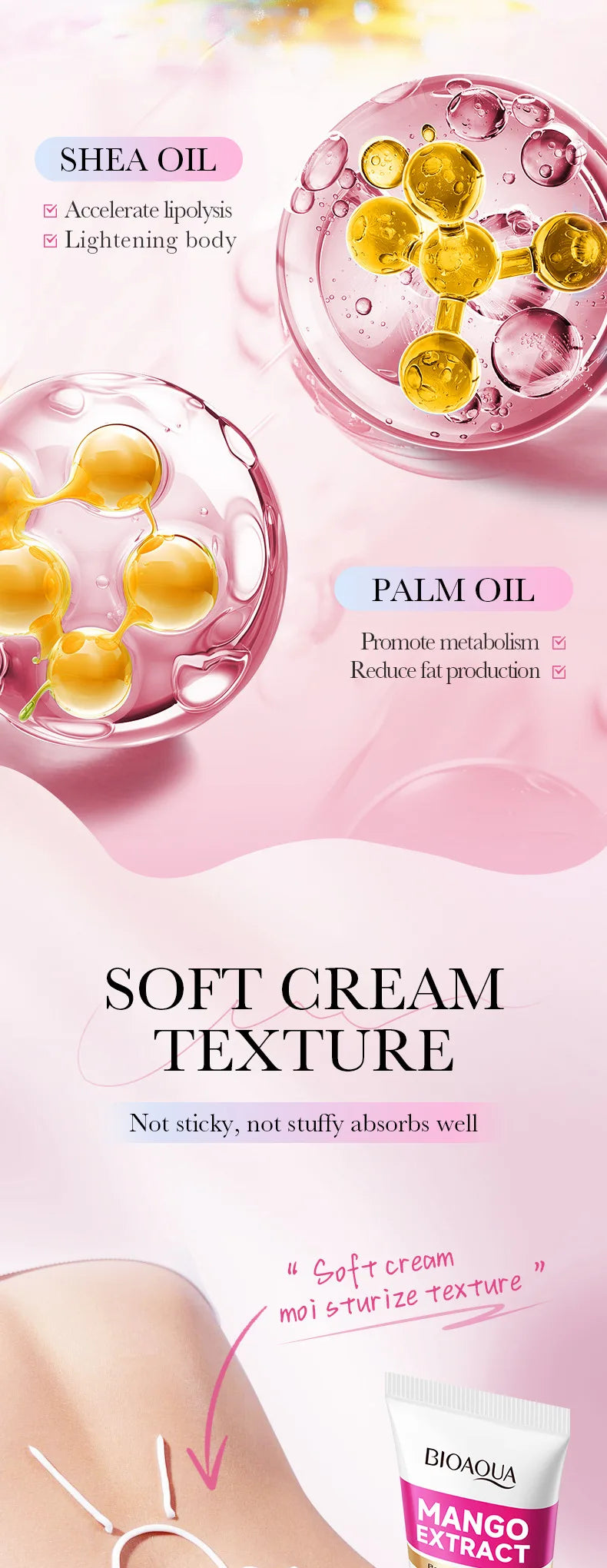 Fast Slimming Cream Weight Loss Remove Cellulite Sculpting Fat Burning Massage Firming Lifting Quickly Niacinamide Body Care 40g - LKBA