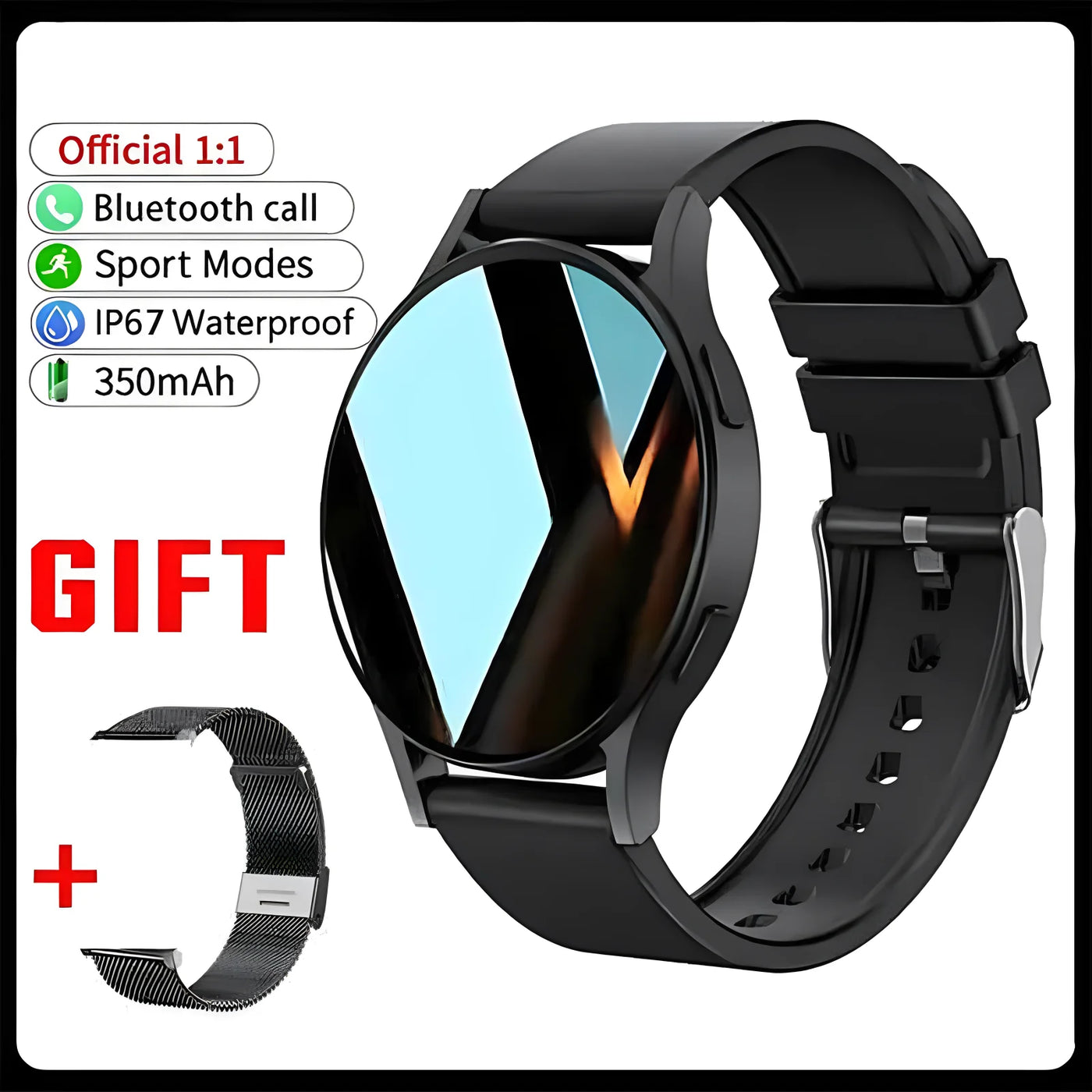 Bluetooth Call Smart Watch Pro 1.39-Inch Custom Dials Music Sports Men Women Watch 6 Health Monitor Smartwatch For Android IOS - LKBA
