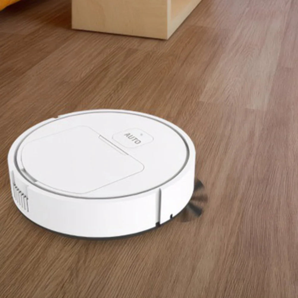 3-in-1 Robot Vacuum Cleaner USB Rechargeable 1000Pa Suction Robotic Vacuum and Mop Combo for Home Floor Washing Carpet Pet Hair - LKBA