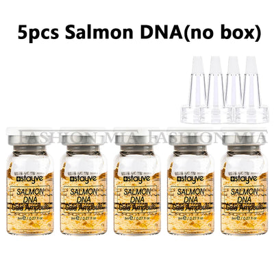 Stayve 8ml Salmon DNA Gold Ampoule Serum Kit Natural Brightening Whitening Moisturizing Rejuvenation Face Care Skin - LKBA
