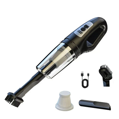 Car Multipurpose Vacuum Cleaner Handheld Powerful Suction Rechargeable Car and Home Dual Use Small Wireless Vacuum Cleaner - LKBA