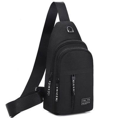 Travel Men's Handbags Multifunctional USB Chest Bag Designer Messenger Crossbody Bags Water-Proof Shoulder Bag Sports Back Pack - LKBA