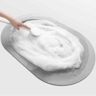 Super Absorbent Bathmat Quick Drying Bathroom Rug Non-Slip Entrance Doormat Floor Mats Toilet Carpet Bath - LKBA