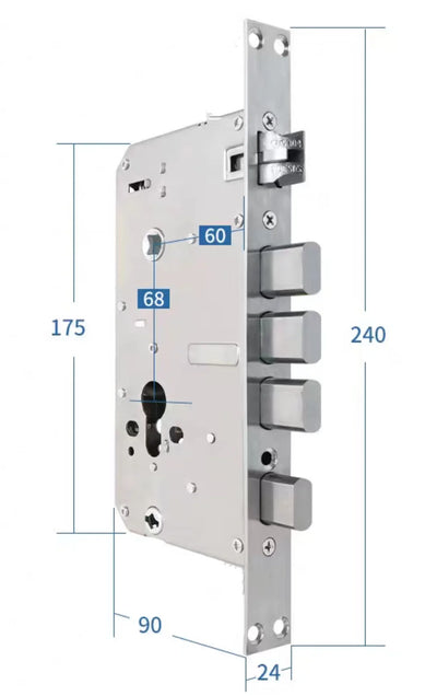 3D Face Recognition Unlock Digital Door Lock With Camera FIngerprint Password Unlock Keyless Electronic Door Lock - LKBA