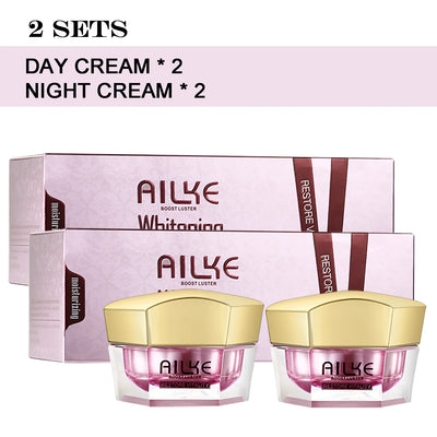 AILKE Face Cream With Hyaluronic Acid, Whitening Moisturizing Lifting Anti-aging, Women Sleeping Dry Korean Bleaching Skin Care - LKBA