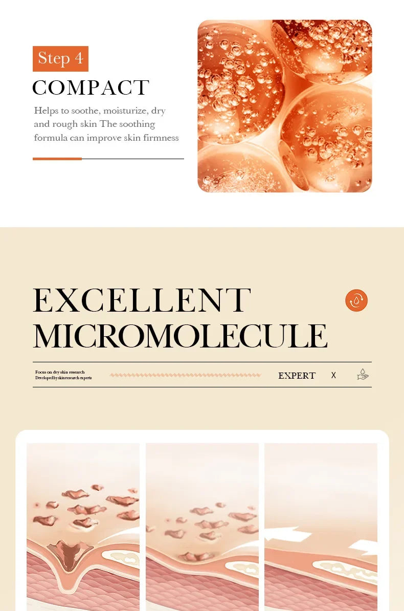 Facial  Serum Yeast Freeze-Dried Power Skin Care Set Shrink Pores Moisturizing Brighten Anti Aging Peptides Essence - LKBA