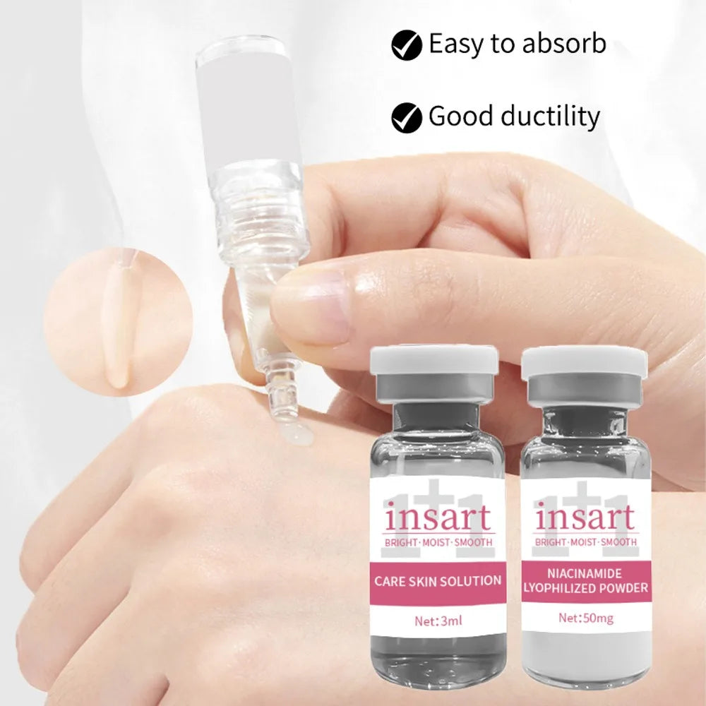 Niacinamide Oligopeptide VC Lyophilized Powder Face Serum Anti Aging Brightening Moisturizing Essence for All Skin Skincare - LKBA