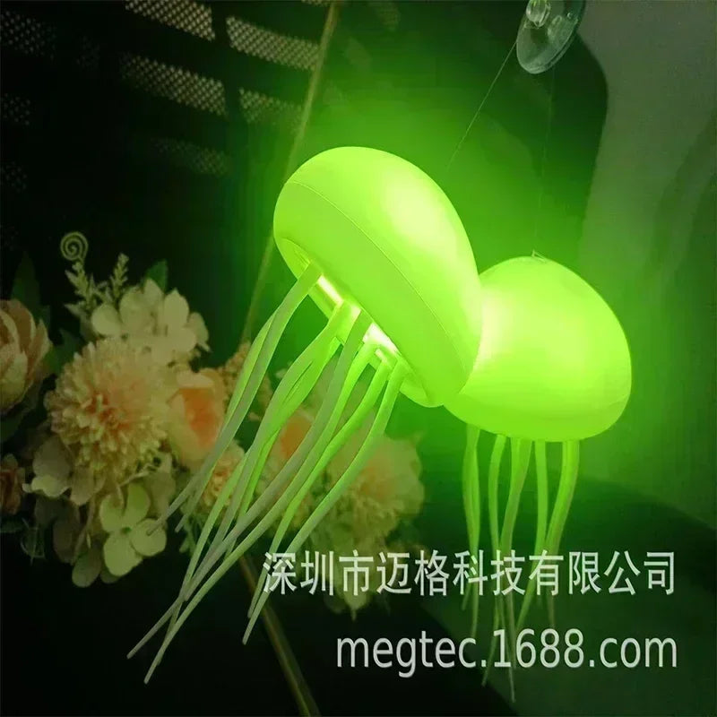 Upgraded Silent Jellyfish Lamp, Jelly Fish Light With Dancing Legs, Voice Control for Bedrooms, Living Room and Christmas Gifts - LKBA