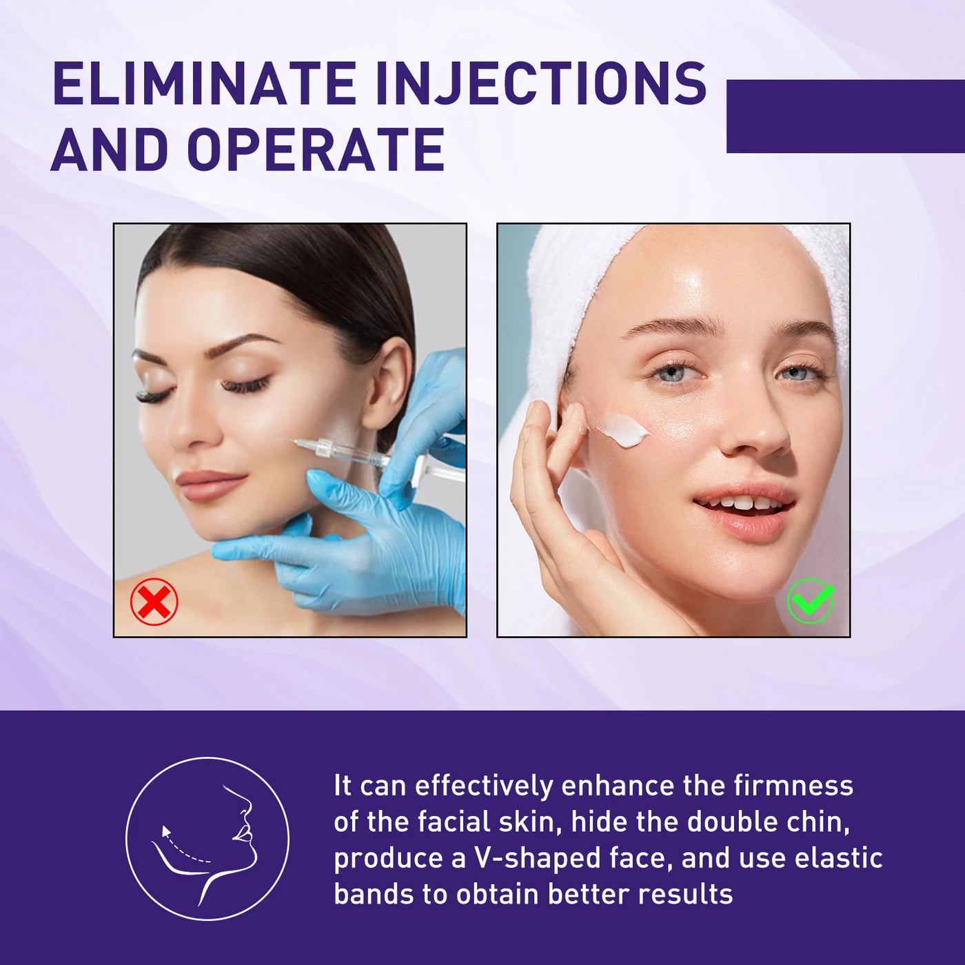 Double Chin V Shape Remove The face fat - LKBA