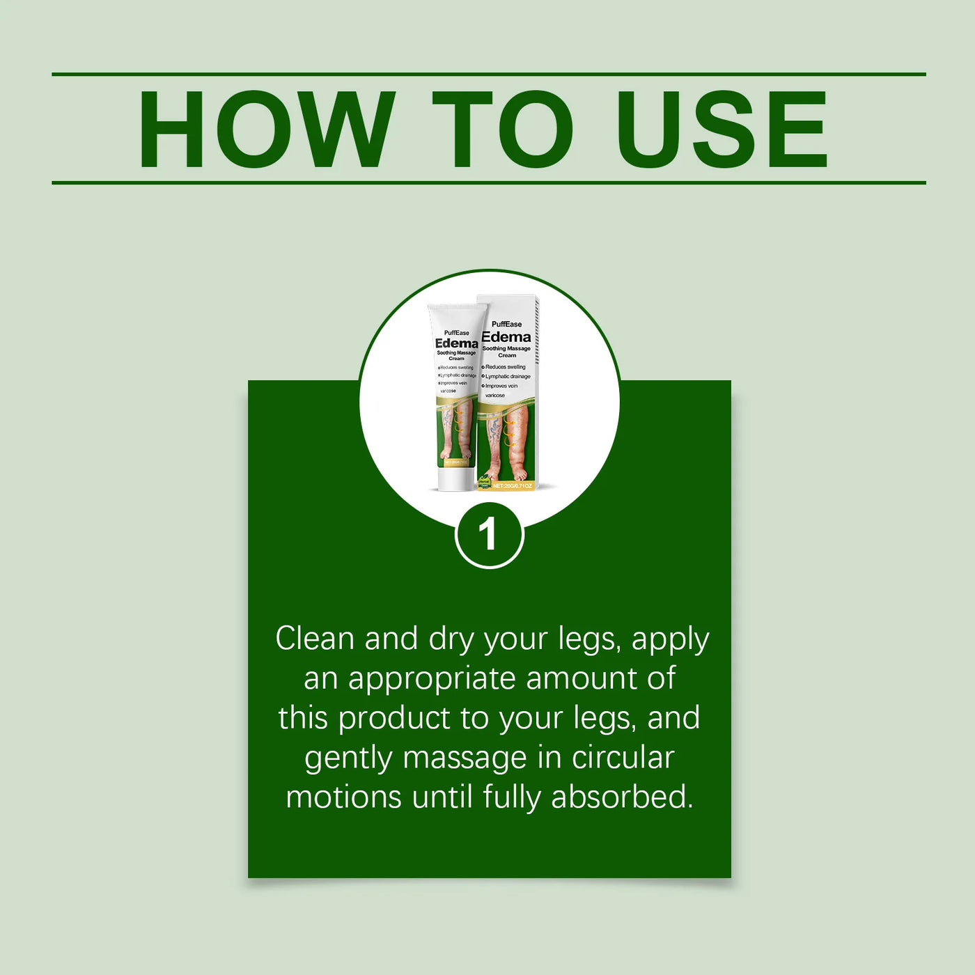 Varicose Vein Ease Paste Spider Leg Soreness Recovery Vasculitis Improve Blood Circulation Hydration Swelling Edema Relief Cream - LKBA