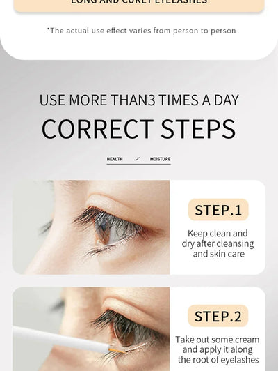 Fast Eyelash Growth Serum 7 Days Natural Eyelash Enhancer Longer Fuller Thicker Curling Lash Treatment Eye Care Products Makeup - LKBA