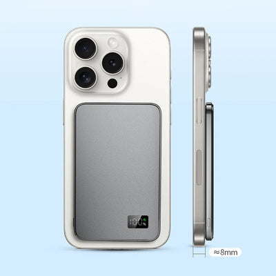 3C Certification 500000mAh Power Bank MagSafe Magnetic Wireless Fast Charge Portable Ultra-thin Battery - LKBA