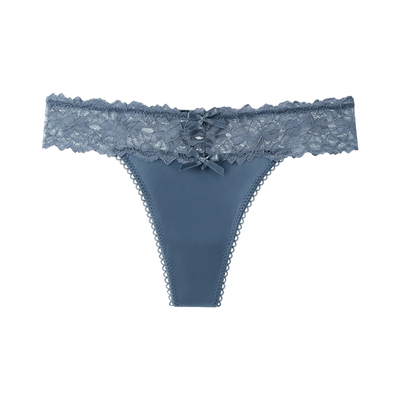 Sexy G-String Trousers Ladies Lace Floral Bikini Underpants Low-Rise Mesh Hollow Underwear Thong Panties Lingerie - LKBA